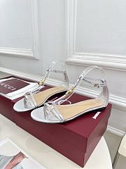 Gucci Women's sandal with bamboo silver  - 6