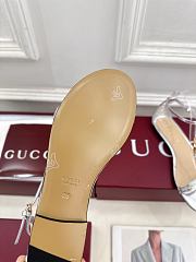 Gucci Women's sandal with bamboo silver  - 3