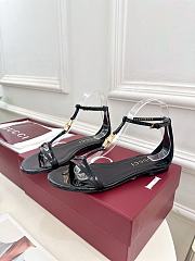 Gucci Women's sandal with bamboo black - 5