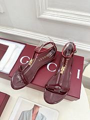Gucci Women's sandal with bamboo red - 2