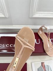 Gucci Women's sandal with bamboo beige - 2