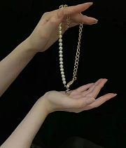Chanel necklace gold -22 - 6