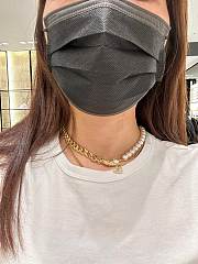 Chanel necklace gold -22 - 3