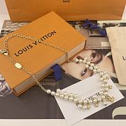 LV necklace gold and pearls - 04 - 3