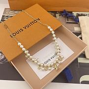 LV necklace gold and pearls - 04 - 2