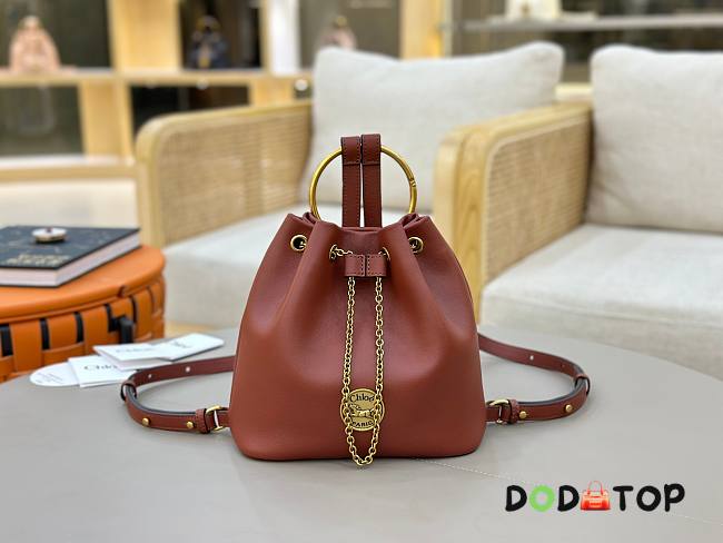 Chloe bracelet brown bag size 22x20x10.5 cm - 1
