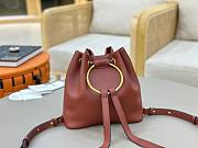 Chloe bracelet brown bag size 22x20x10.5 cm - 6