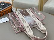 Chloe Woody pink bag size 37x26x12cm - 4