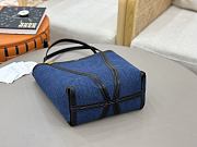 Chloe denim blue bag size 27x30x14 cm - 4