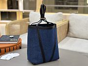Chloe denim blue bag size 27x30x14 cm - 5