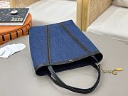 Chloe denim blue bag size 27x30x14 cm - 6