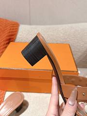 Hermes Oasis sandal brown women - 6