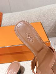 Hermes Oasis sandal brown women - 5