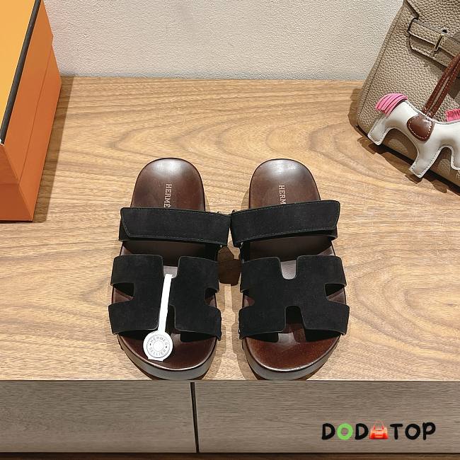 Hermes Chypre sandal black - 1