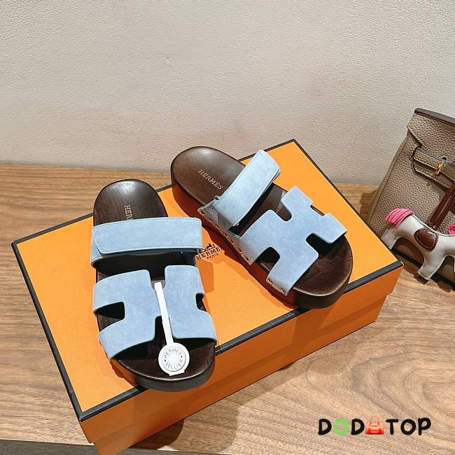 Hermes Chypre sandal blue - 1