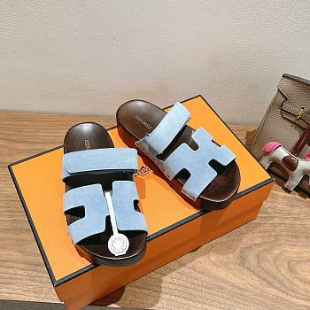 Hermes Chypre sandal blue
