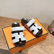 Hermes Chypre sandal white - 4
