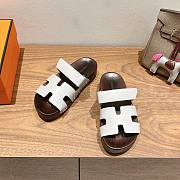 Hermes Chypre sandal white - 3