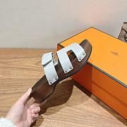 Hermes Chypre sandal white - 2