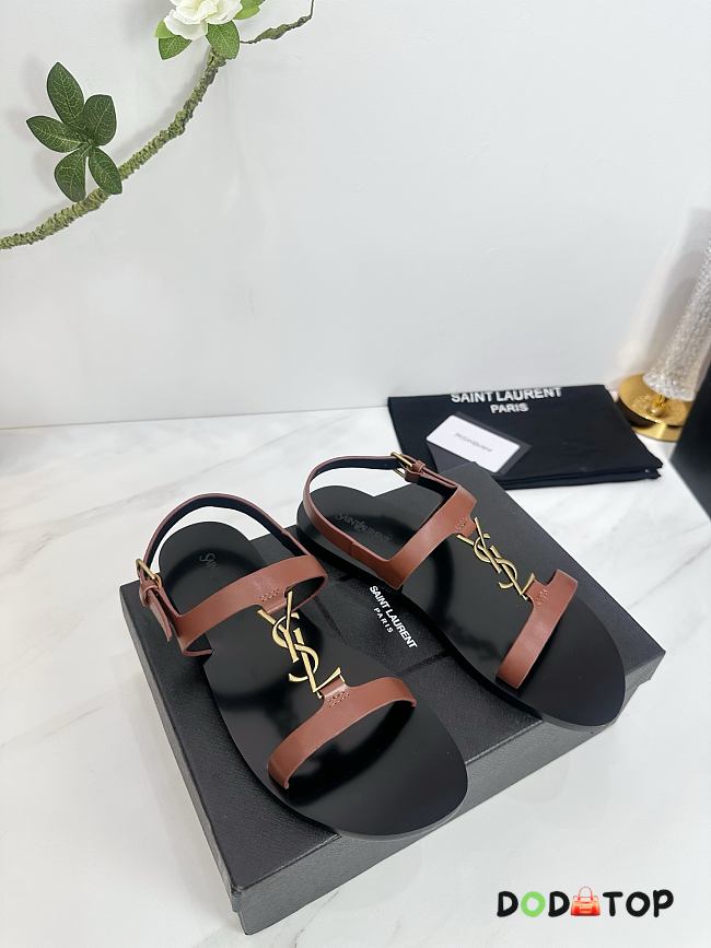 YSL sandals brown women  - 1