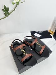 YSL sandals brown women  - 5