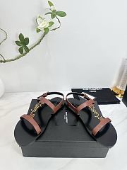 YSL sandals brown women  - 4