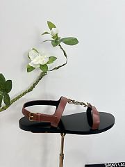 YSL sandals brown women  - 3