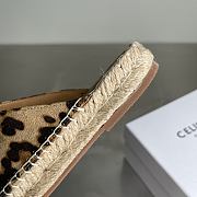 Celine Mule Leopard Printed Hairy Calfskin  - 5
