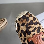 Celine Mule Leopard Printed Hairy Calfskin  - 4