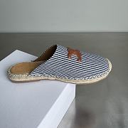 Celine Mule Leopard Printed Hairy Calfskin blue - 4