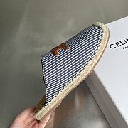 Celine Mule Leopard Printed Hairy Calfskin blue - 2