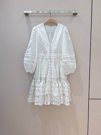 Zimmermann maxi dress white 