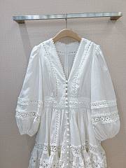 Zimmermann maxi dress white  - 3