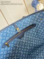 Louis Vuitton M13758 Neverful Denim Blue bag size 31 x 28 x 14cm  - 3
