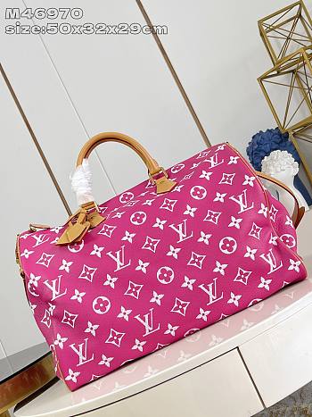 Louis Vuitton M11563 Speedy P9 Bandoulière 40 Agate Pink bag size 50 x 32 x 29 cm
