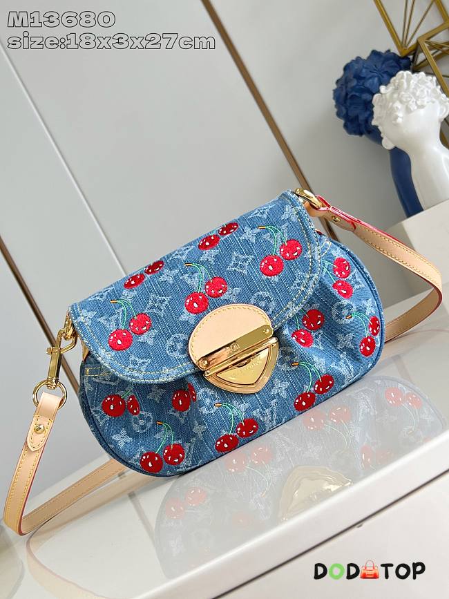 Louis Vuitton M13680 LV x TM Sunset bag size 18 x 3 x 27 cm - 1