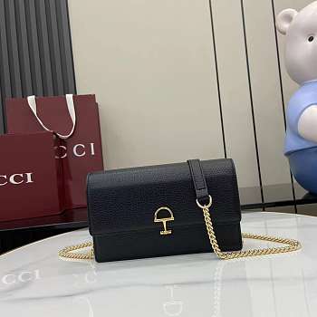 Gucci clutch bag black size 20x13x6cm