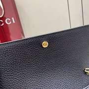 Gucci clutch bag black size 20x13x6cm - 4