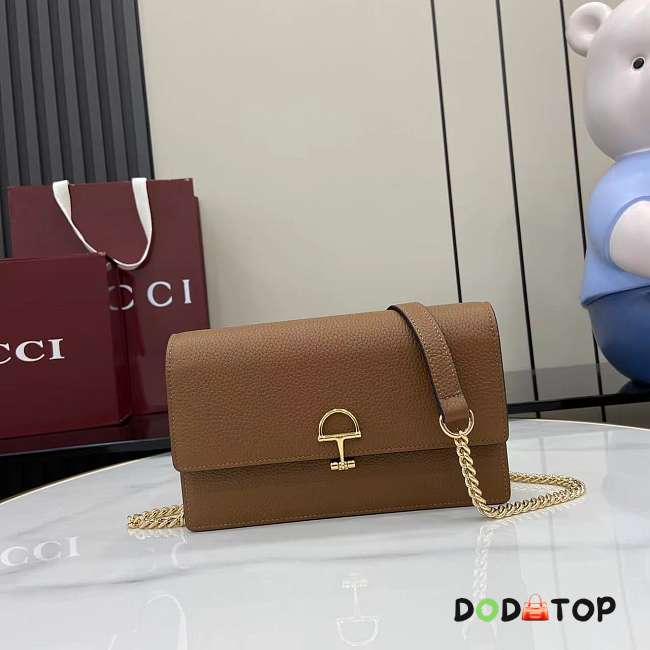 Gucci clutch bag brown size 20x13x6cm - 1