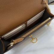 Gucci clutch bag brown size 20x13x6cm - 5