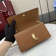 Gucci clutch bag brown size 20x13x6cm - 3