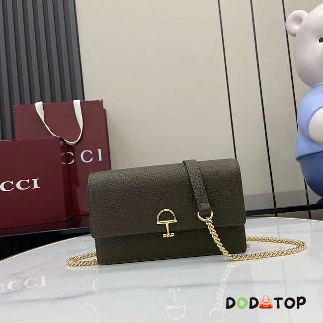 Gucci clutch bag green size 20x13x6cm - 1