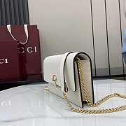 Gucci clutch bag white size 20x13x6cm - 4