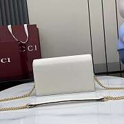 Gucci clutch bag white size 20x13x6cm - 3