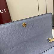 Gucci clutch bag blue size 20x13x6cm - 2