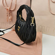 Miumiu black Wander Hobo Bag Size 25 x 18 x 7 cm - 6