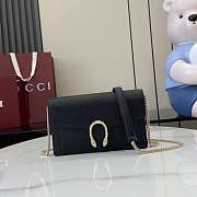 Gucci Dionysus wallet on chain black size 20x11.5x2.5cm - 1