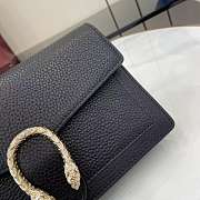 Gucci Dionysus wallet on chain black size 20x11.5x2.5cm - 2