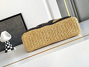 Valentino Garavani Viva Superstar Small Shopping Bag In Raffia size 26x18x7cm - 4