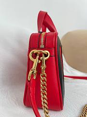 Valentino Garavani Viva Superstar Small Duffle Bag red size 23x16x8cm  - 6